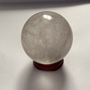 Small Clear Quartz Crystal Sphere